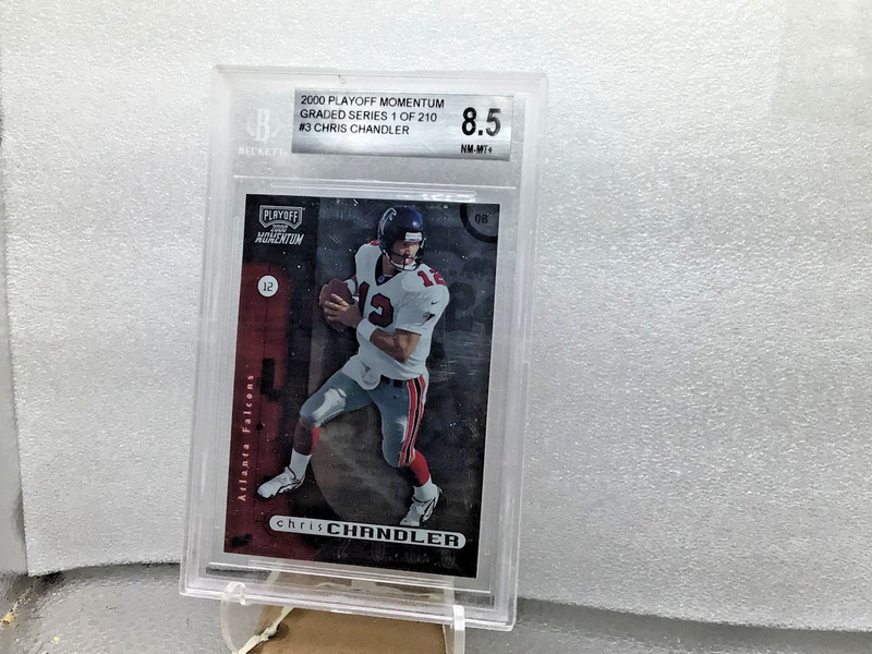 2000 Playoff momentum CHRIS CHANDLER #3 BGS 8.5