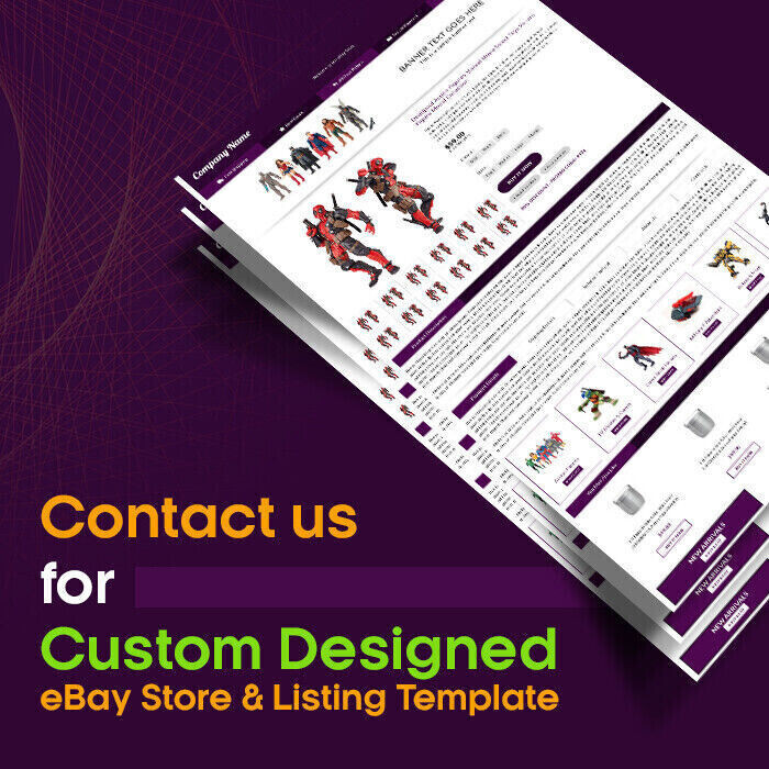 eBay Mobile Responsive Templates eBay Listing Auction Template HTTPS Secure gallery