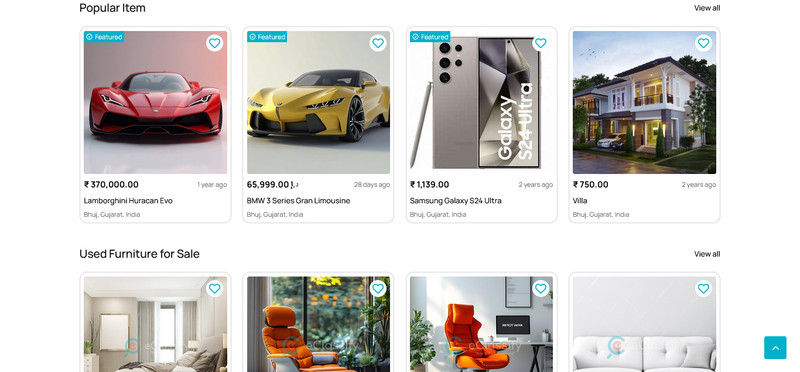 eListing - Classified Ads Marketplace Web + Flutter App | Laravel Admin Panel gallery