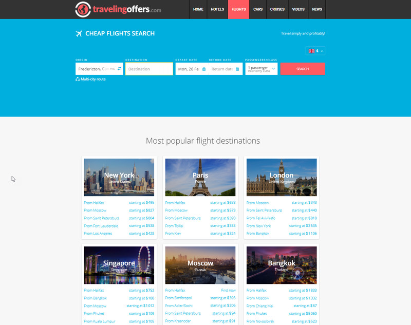 Automatic TRAVEL Booking Site - Hotel Flight Cruise Rental Car Make $1-4 p/Lead gallery