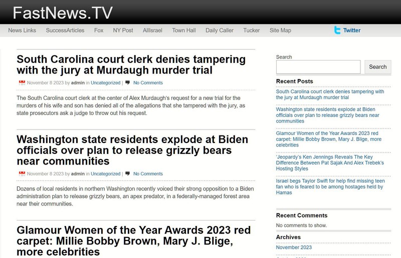 FastNews.tv PREMIUM DOMAIN WEBSITE FOR FAST BREAKING NEWS WITH SUCCESS ARTICLES