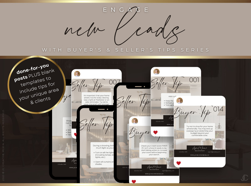 Luxury Real Estate Social Media Marketing Kit | 990+ Premium Canva Templates gallery