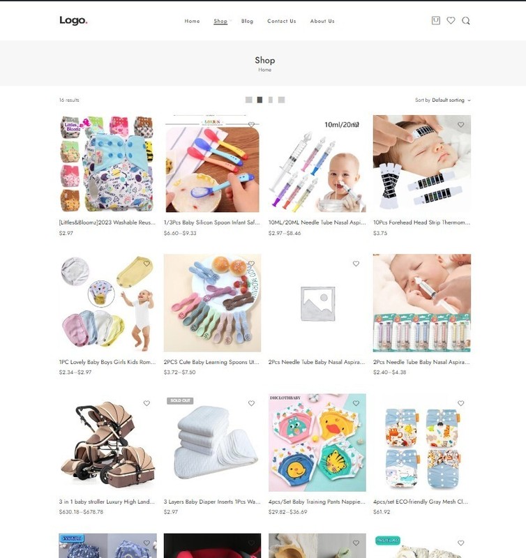 Dropshipping Website Ecommerce Business Affiliate, Free Hosting + Products, Baby gallery