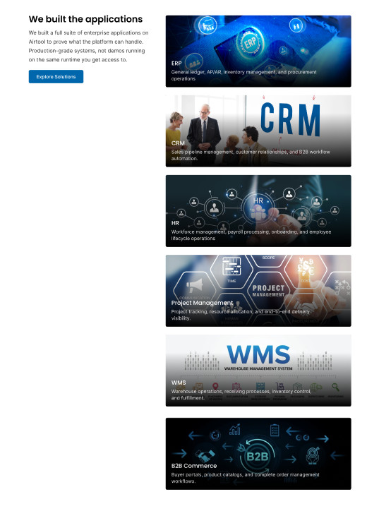 Enterprise Business Website Template | SaaS Landing Page | ERP CRM Platform gallery
