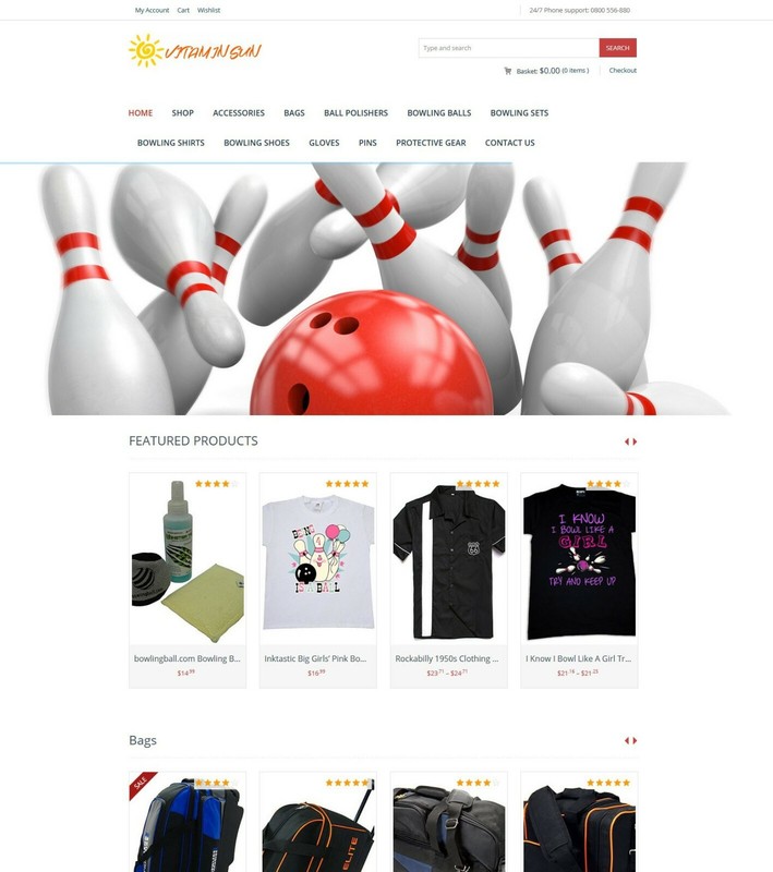 Bowling Sport Store - Amazon Affiliate/Dropship Website on AutoPilot + Free Host