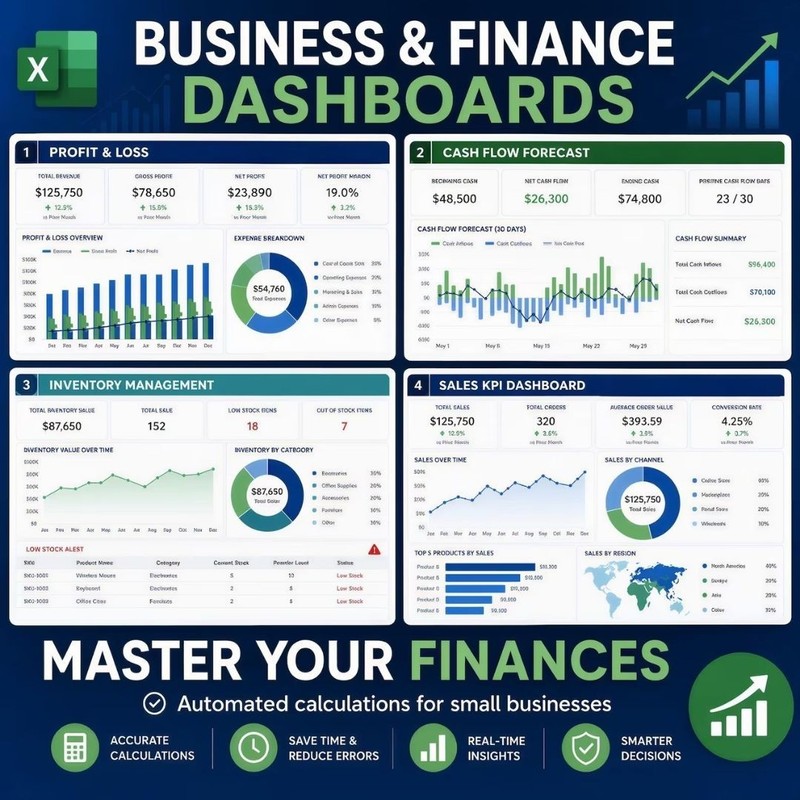 500+ Excel Templates Bundle | Business Finance Budget Planner Spreadsheets 2026✅ gallery