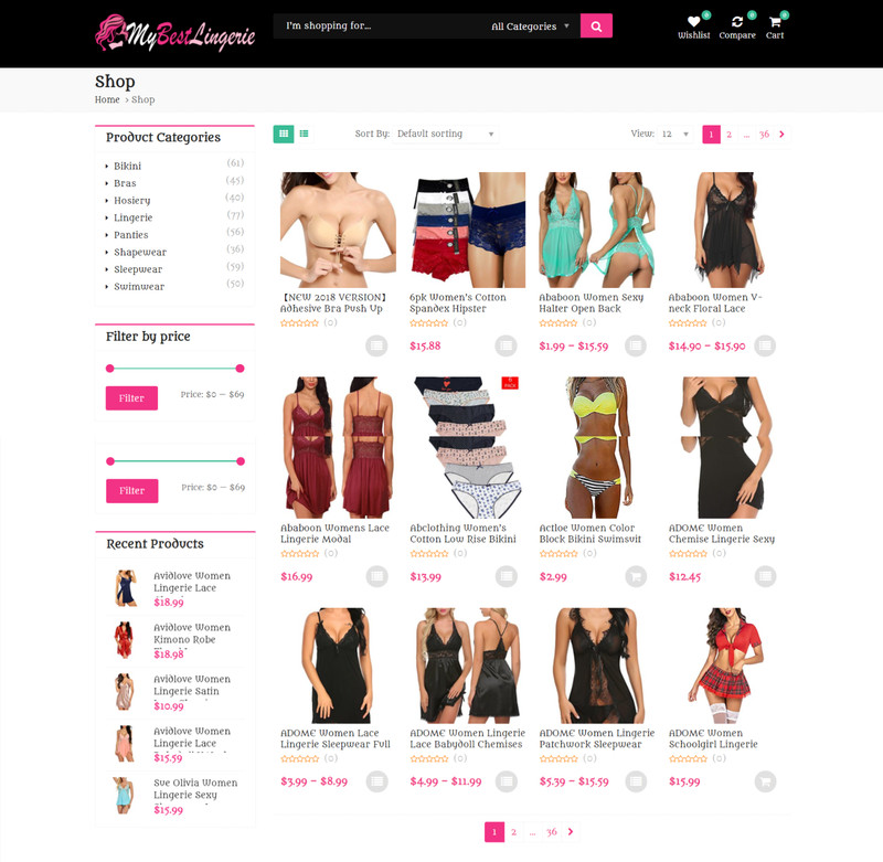 Established Profitable LINGERIE Turn-key Online Business Website For Sale gallery