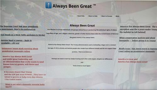 AlwaysBeenGreat.org Website and Domain – Great for 2026 or 2028 Elections