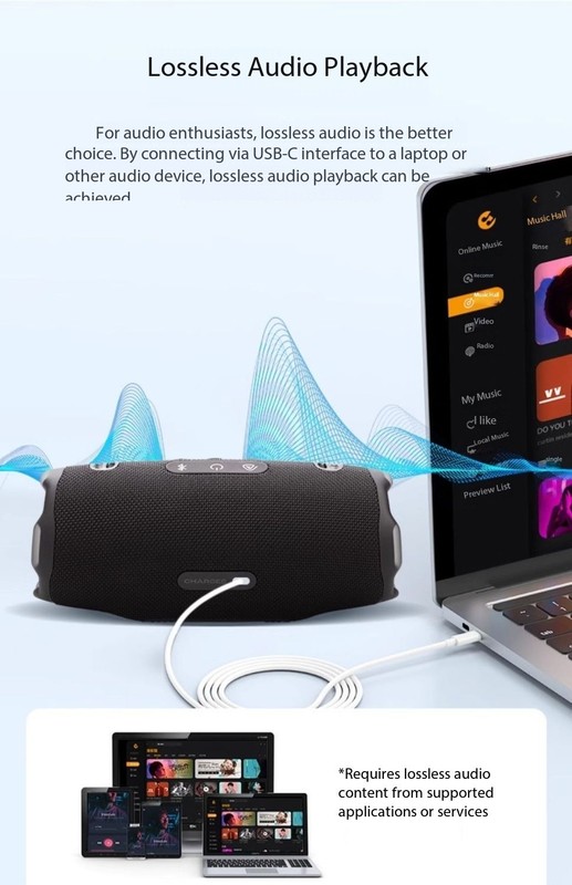 JBL CHARGE6 Music Shockwave 6th Generation Dustproof and Waterproof Bass Speaker gallery
