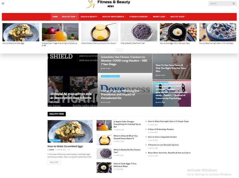 Money Making Affiliate Self Update Health / Beauty Care News Website Free Host