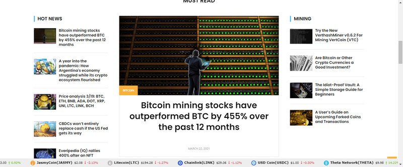 Automated Bit Coin AUTO UPDATING Crypto Coins Online Wordpress Website BUSINESS gallery