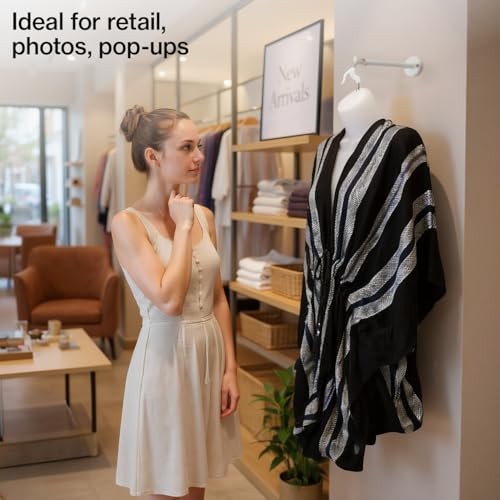 SSWBasics Female Mannequin Torso Hanging Display Form Women's Sizes 5-10 Frosted gallery
