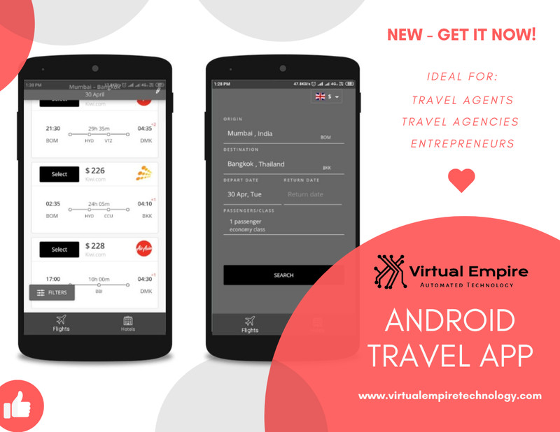Android Travel App Business – Passive Income
