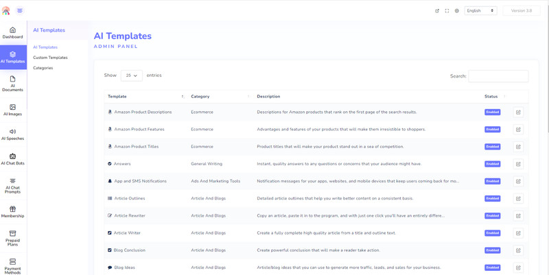 SaaS website for sale gallery