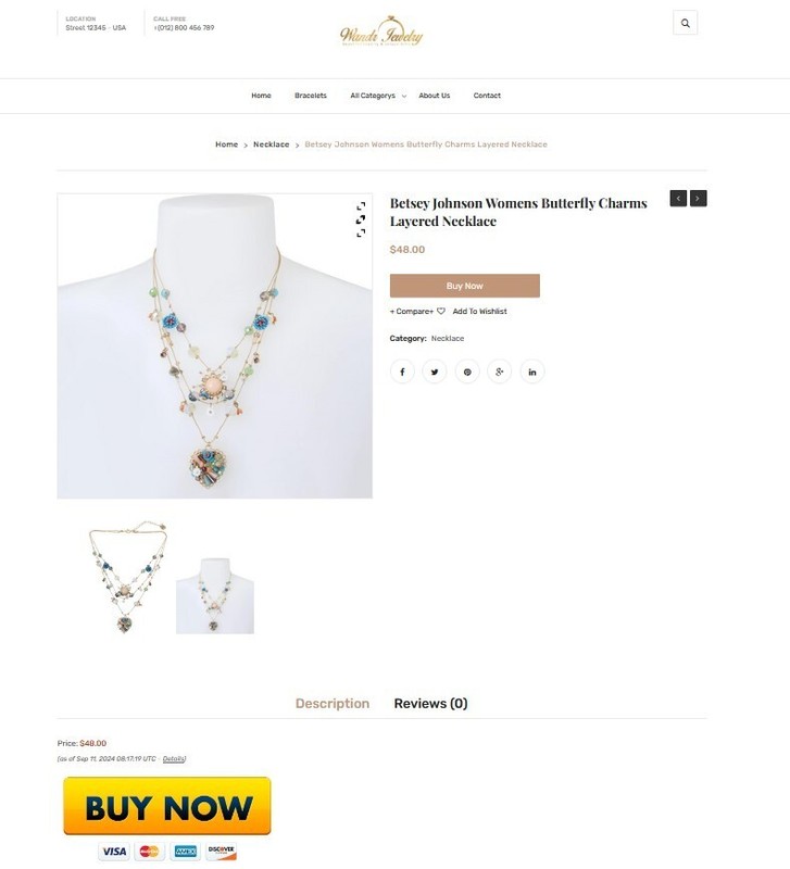 Jewelry Amazon, Aliexpress Affiliate Dropship Website For Sale + Free Hosting gallery