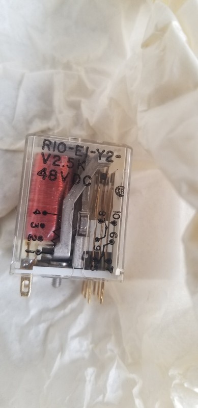 Vintage Potter & Brumfield Coil Relay 2084 RIO-E1-Y2-V2.5K 48V DC 2A gallery