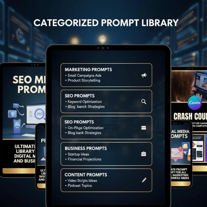 50,000+ ChatGPT Mega Marketing Bundle: PLR Prompts & Guide (Digital Download) gallery