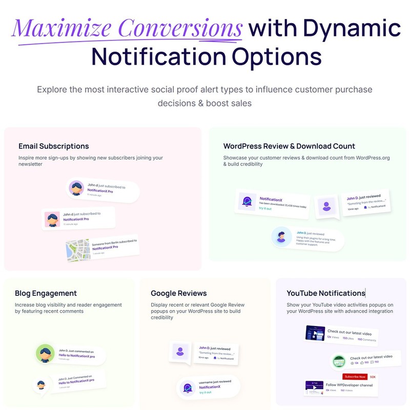 🥷 NotificationX Official License ‒ Lifetime / 1-Year gallery