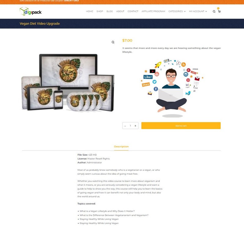 Money Making Digital Download Products Store Website + 800 Products Included gallery
