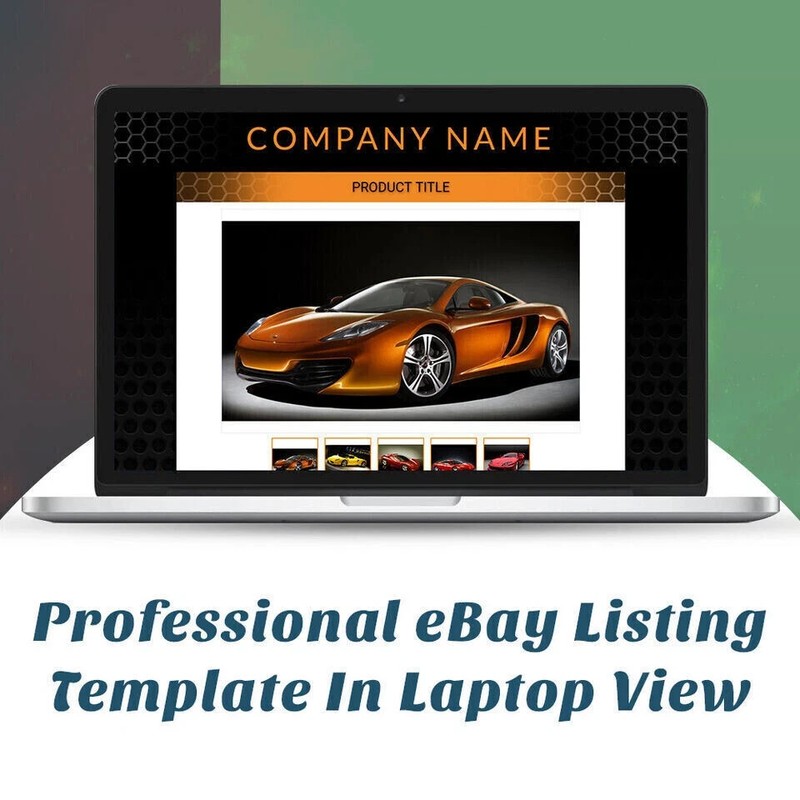 eBay Mobile Responsive Listing Templates Auction Gallery Html for Automobiles gallery