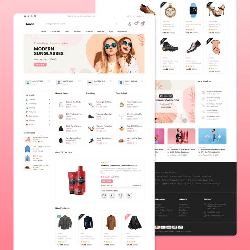 BESPOKE ECOMMERCE WEB DESIGN SERVICE gallery