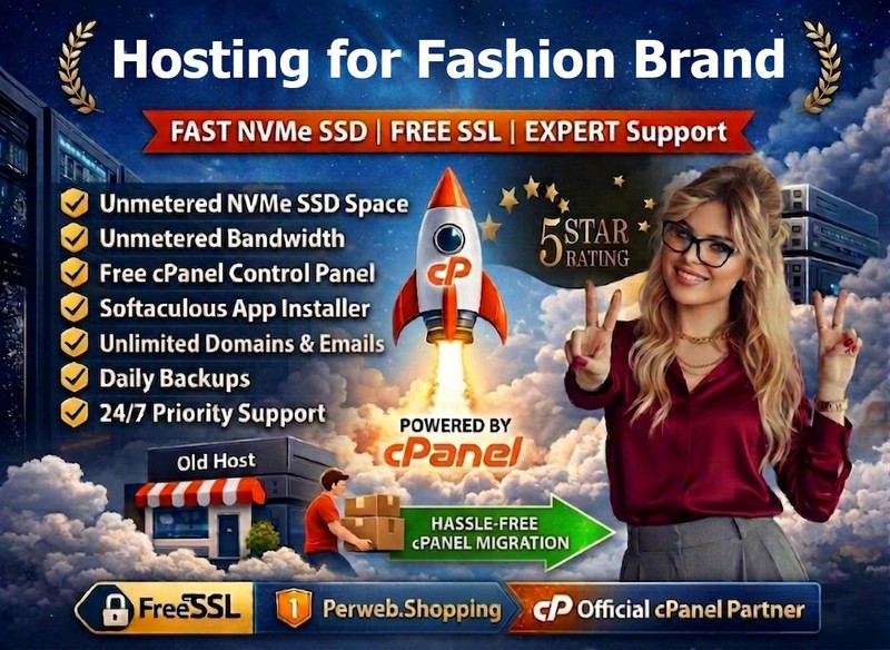 Hosting for Fashion Brand – 💎 Stylish, Fast & Secure Hosting | Just $14.99/Year
