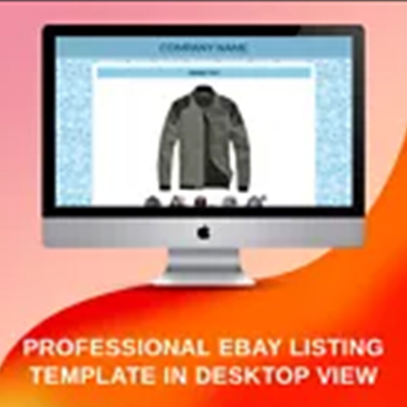eBay Listing Template Responsive Mobile Design HTML Professional Design gallery