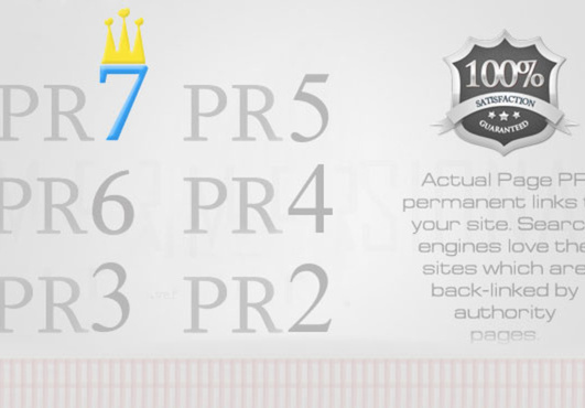150 High ACTUAL Page,Dofollow Backlinks 2 x PR7 ,10 x PR6 ,140 x ( PR5- PR2 )