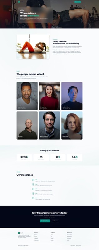 Premium Custom Website Design & Development – SEO Fitness service Website gallery