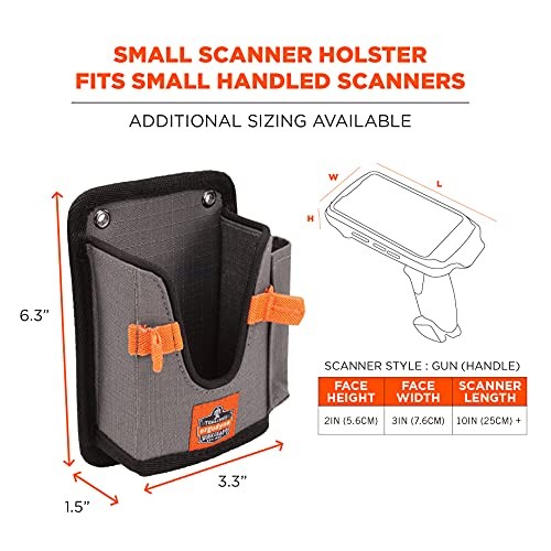 Ergodyne Squids 5543 Barcode Scanner Holder Mount for Forklift - Small Gray gallery