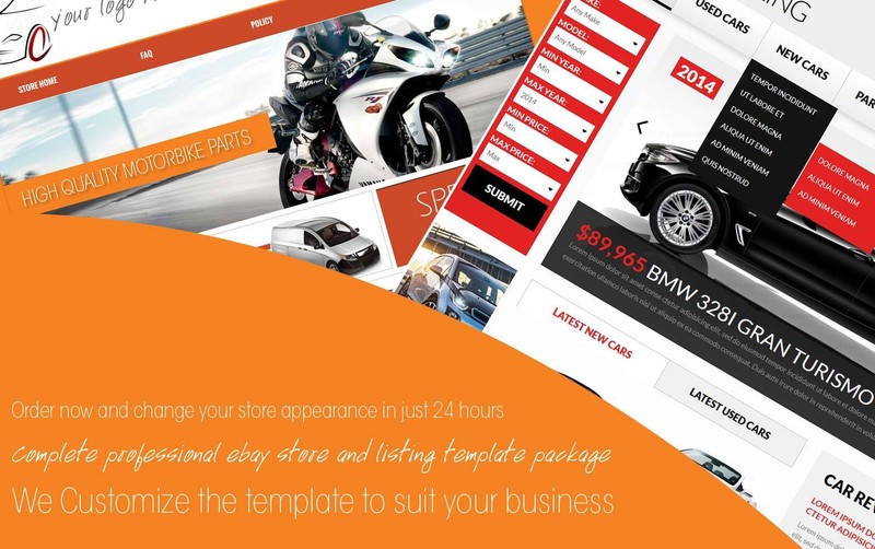 Ebay store and Listing Template design, auctiva, inkfrog, Vintage DESIGN 2021 gallery