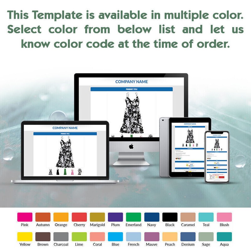 eBay Mobile Responsive Template Auction Listing Professional HTTPS Secure 2019 gallery