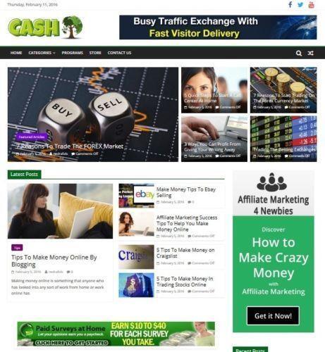 Make Money – Affiliate Website with Articles Free Hosting / setup