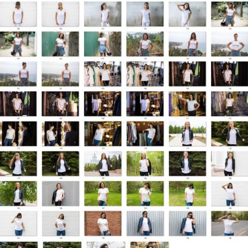 1000 T-Shirt Mockups Bundle | Customizable Templates with Smart Objects gallery