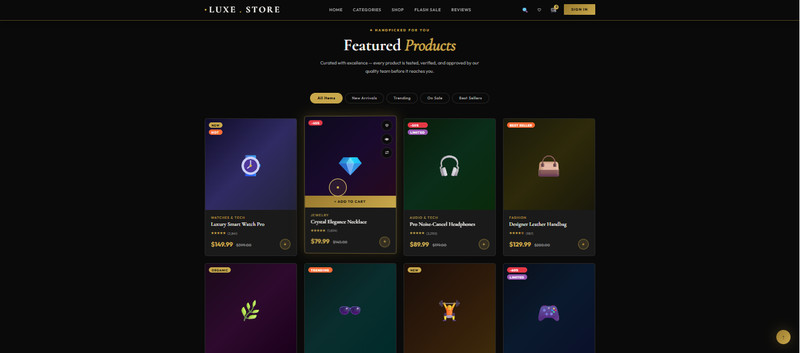 Responsive Ecommerce Dropshipping Website With Modern Design gallery