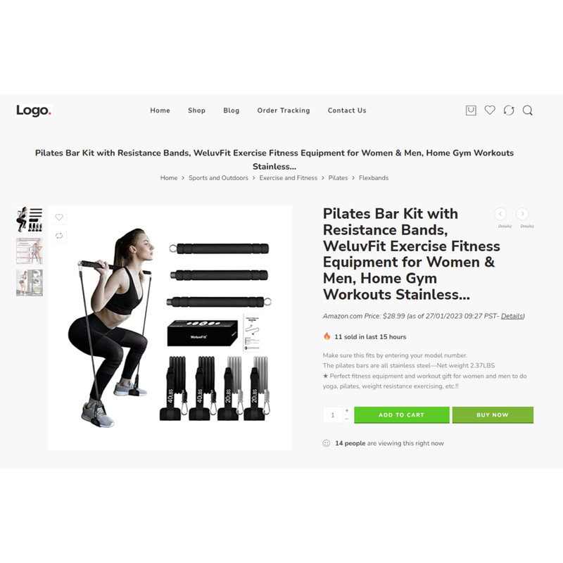 Dropshipping / Affiliate Website Business Affiliate + Fitness Products gallery