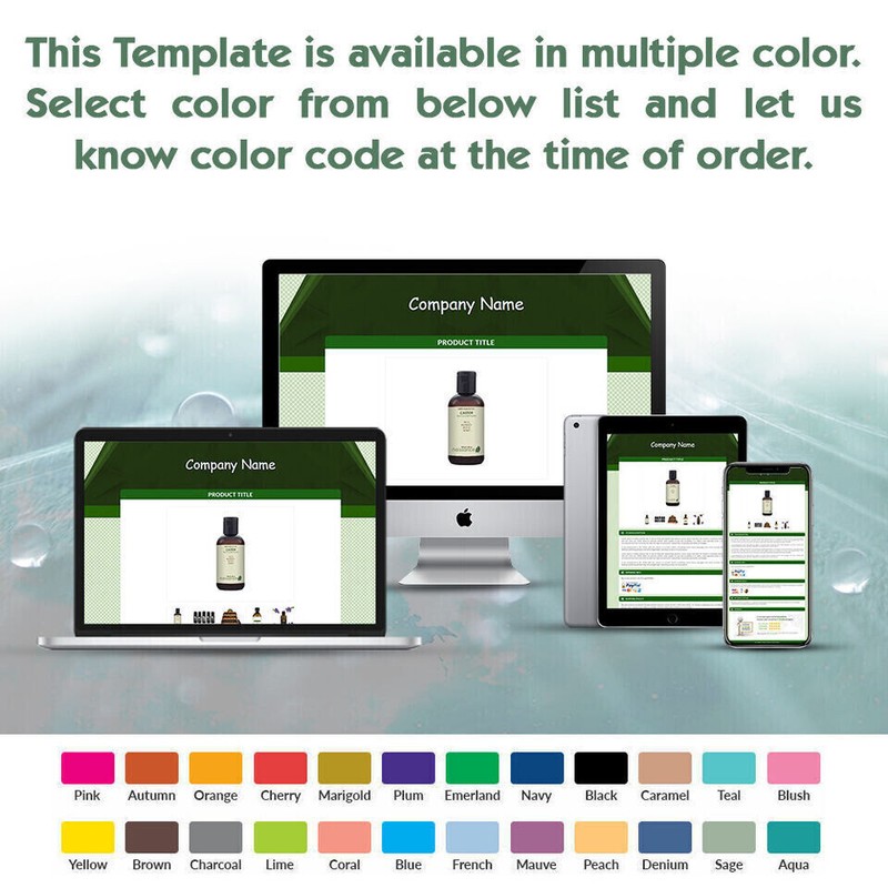 eBay Templates Mobile Responsive eBay Listing Auction Template 2019 Compatible gallery