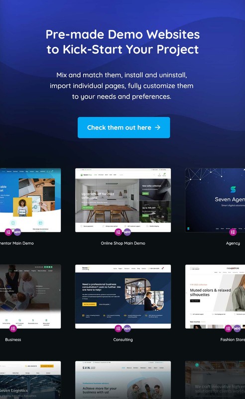 The7 12.2.0 Ultimate Website & Online Store Builder for WordPress WooCommerce gallery