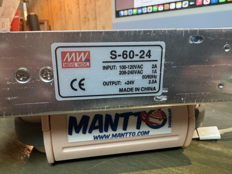 Mean Well MW S-60-24 100-240VAC 2A Out Power Supply gallery