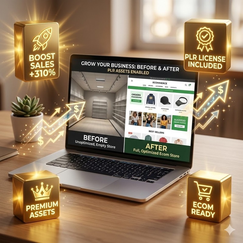 Ultimate Business & Design Assets Bundle (Photos, Templates, Graphics) - PLR gallery