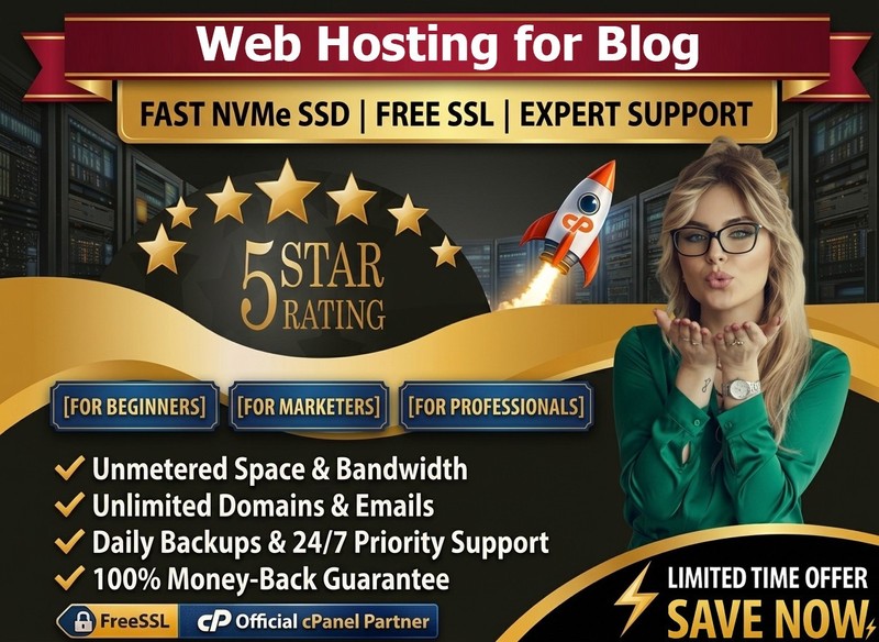 Web Hosting for Blog – ✍️ Unlimited, Emails & Add-on Sites | Only $14.99/Year! gallery