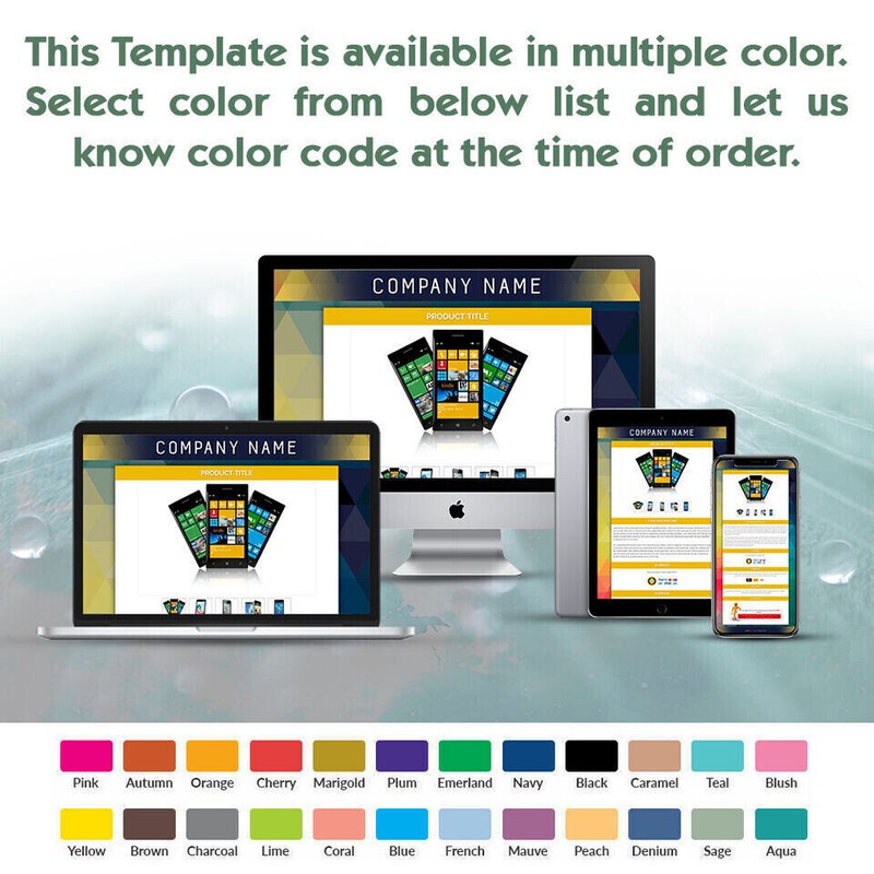 Ebay Template Listing Professional Auction design Responsive mobile HTML 2025 gallery