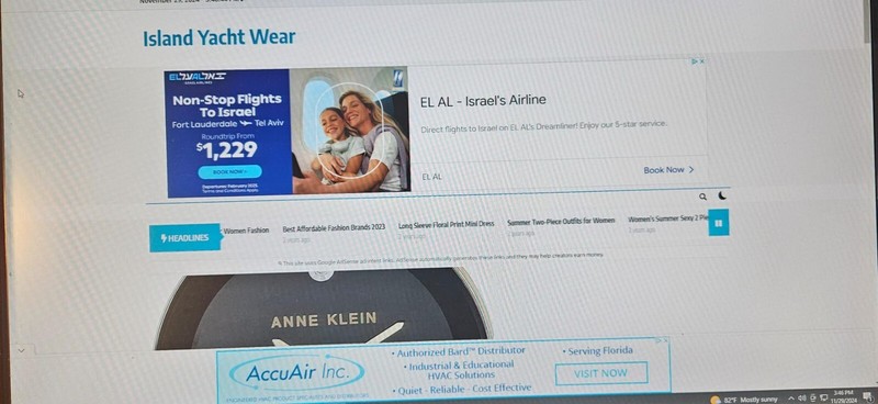 Monetized Website with Domain - Ebay Amazon Ready islandyachtwear.com/