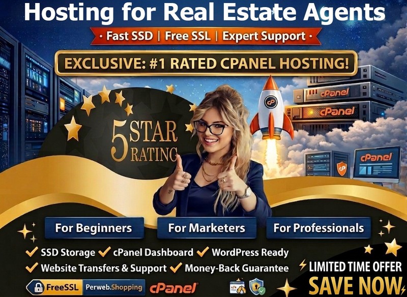 Hosting for Real Estate Agents - 🏡 Fast SSD | Secure | Unlimited – $14.99/Year! gallery