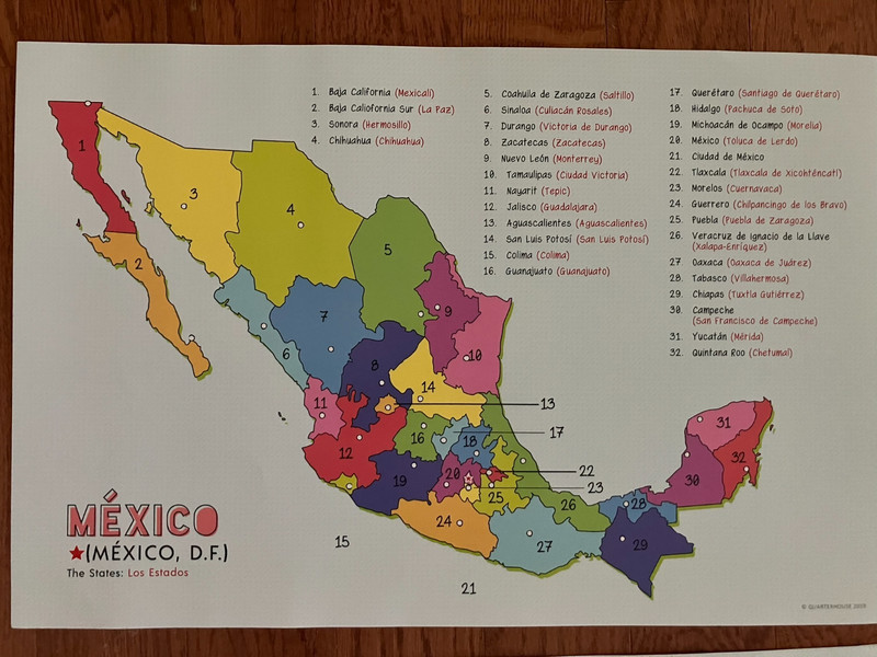 4 Posters Spanish Speaking Countries Teaching Learners of All Ages Home School gallery