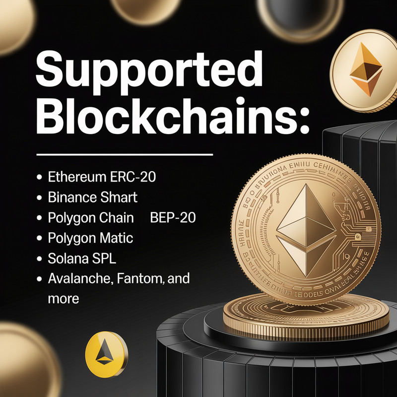 Professional Token Development | Launch on Ethereum, BSC, Solana gallery