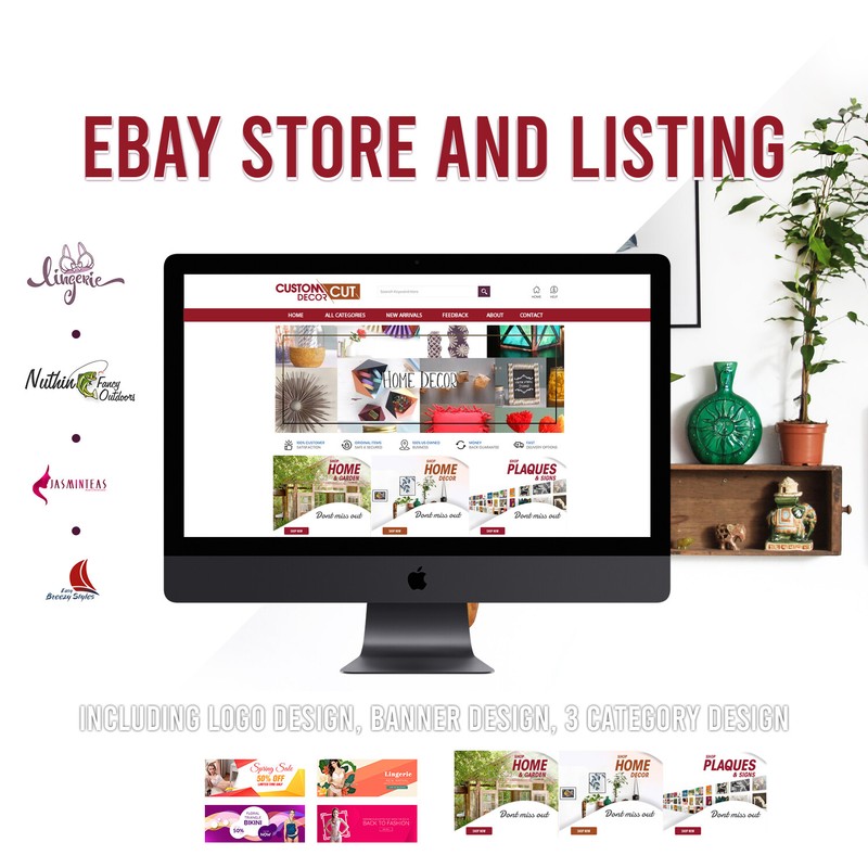 FREE Template Ebay Listing Auction Html Design RESPONSIVE LOGO DESIGN 2021