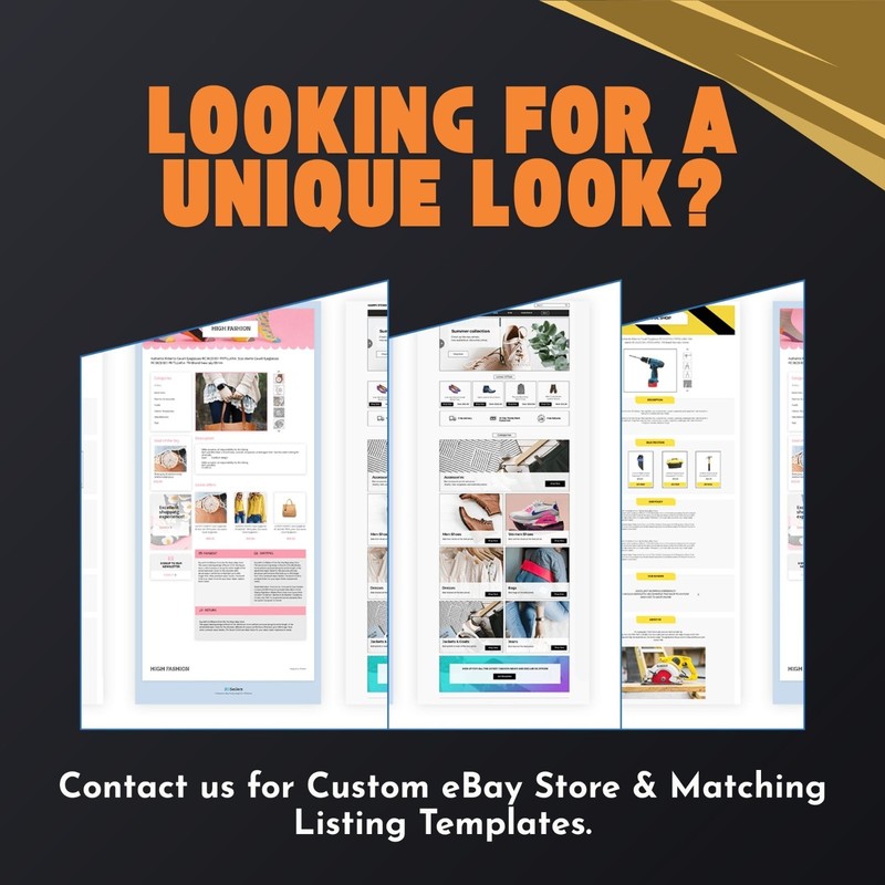 eBay Listing Template HTML Mobile Responsive Beauty Skincare Cosmetics 2026✅ gallery