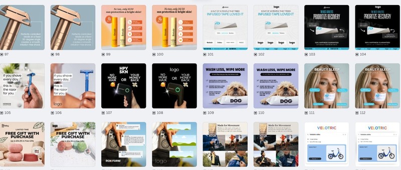 100 Professional Canva E-commerce Ad Templates | Ready-to-Use Digital Designs gallery