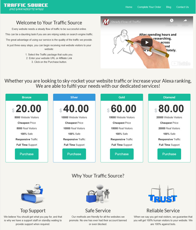 Online Traffic Reseller Website Business For Sale Profitable & Easy To Manage